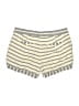 J.Crew 100% Cotton Stripes Ivory Shorts Size 0 - photo 2