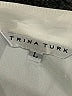 Trina Turk 100% Polyester Ivory 3/4 Sleeve Blouse Size L - photo 7