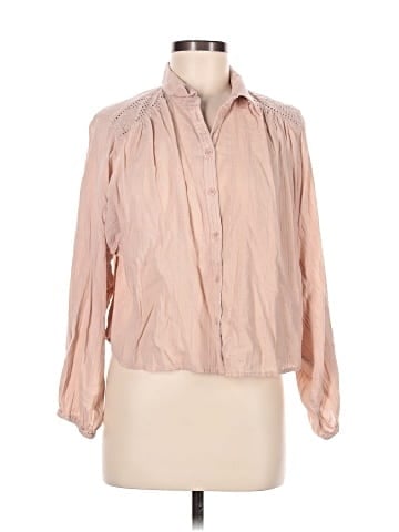 American Eagle Outfitters Long Sleeve Blouse (view 1)
