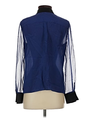 Alice + Olivia 3/4 Sleeve Silk Top (view 2)