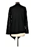 August Silk Floral Black Cardigan Size L - photo 2