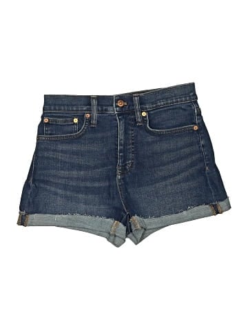Madewell High-Rise Denim Shorts in Onaway Wash (view 1)