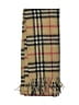 Burberry 100% Cashmere Plaid Brown scarf One size - photo 2