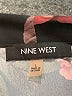 Nine West 100% Polyester Floral Black Sleeveless Blouse Size L - photo 7