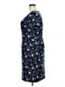 Ann Taylor LOFT Print Blue Casual Dress Size 18 - photo 5
