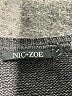 Nic + Zoe Metallic Black Pullover Sweater Size S - photo 7