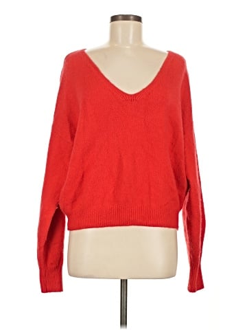 Madewell Wedged V-Neck Sweater (view 1)
