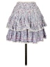 Walker & Wade 100% Rayon Paisley Blue Casual Skirt Size XS - photo 1