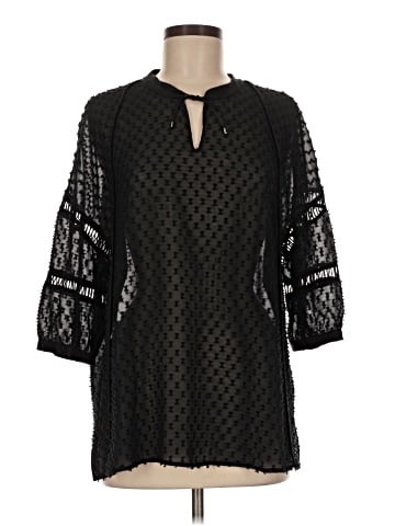 Love Culture 3/4 Sleeve Blouse (view 1)