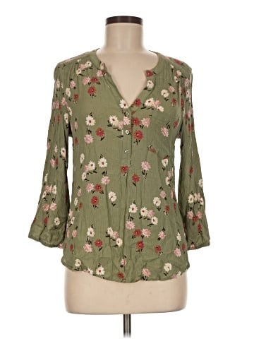 Market and Spruce 3/4 Sleeve Blouse (view 1)