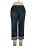 Talbots Chevron-herringbone Blue Jeans Size 14 - photo 1