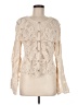 Unbranded Ivory Long Sleeve Blouse Size M - photo 1