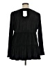Tinsel 100% Polyester Black Long Sleeve Blouse Size 1X - photo 2
