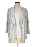 Travelers by Chico's 100% Polyester Silver Kimono Size M (estimated) - photo 1