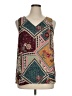 Maurices 100% Polyester Burgundy Sleeveless Blouse Size XL - photo 1