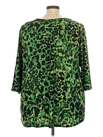 Attitudes by Renee 3/4 Sleeve Top (view 2)
