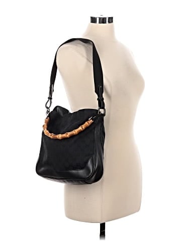 Gucci Outlet GG Canvas Bambo-Handle Diana Hobo (view 2)