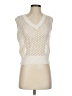 The Noli Shop 100% Polyester Ivory Sweater Vest Size S - photo 1