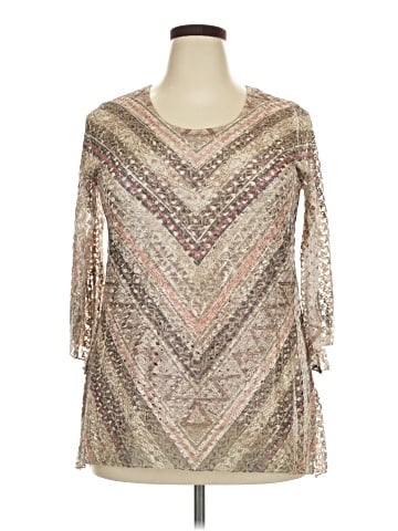 Brittany Black 3/4 Sleeve Blouse (view 1)