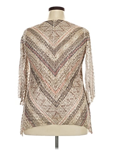 Brittany Black 3/4 Sleeve Blouse (view 2)
