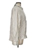 Parfois Stripes Ivory Long Sleeve Button-Down Shirt Size L - photo 4