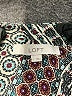 Ann Taylor LOFT 100% Polyester Paisley Gray Long Sleeve Blouse Size L - photo 7