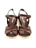 Prada 100% Leather Brown Wedges Size EU 40 - photo 2