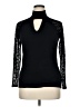 Andrea Jovine Black Long Sleeve Top Size XL - photo 1