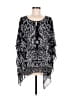 Conrad C 100% Polyester Black 3/4 Sleeve Blouse Size M - photo 1