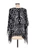 Conrad C 100% Polyester Black 3/4 Sleeve Blouse Size M - photo 2