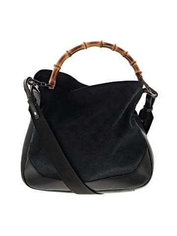 Gucci Outlet GG Canvas Bambo-Handle Diana Hobo (view 1)