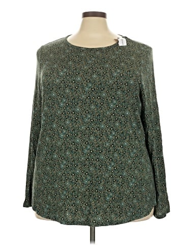 Lane Bryant Long Sleeve Blouse (view 1)