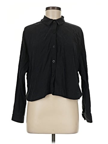 Madewell Lusterweave Hartfield Crop Shirt (view 1)