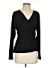 INC International Concepts Black Long Sleeve Top Size S - photo 1