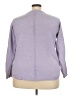 Avenue Chevron-herringbone Purple Pullover Sweater Size 22 - photo 2