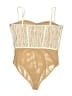 Jonathan Simkhai 100% Polyester Tan Bodysuit Size 10 - photo 2