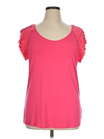 Carmen Carmen Marc Valvo Short Sleeve Top (view 1)