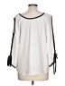 Sami & JO 100% Polyester Ivory 3/4 Sleeve Blouse Size L - photo 2