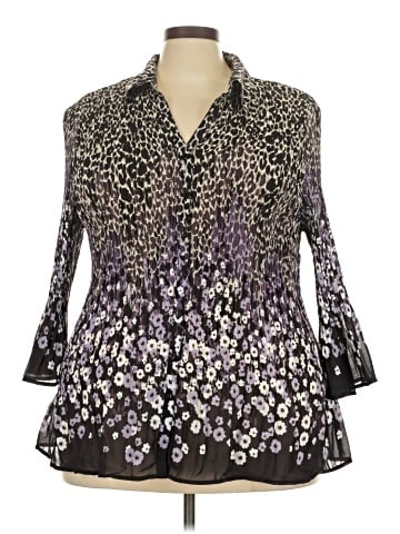 Fashion Bug 3/4 Sleeve Blouse (view 1)