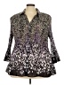 Fashion Bug 100% Polyester Purple 3/4 Sleeve Blouse Size 4X - photo 1