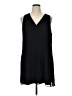 Nine West 100% Polyester Solid Black Casual Dress Size XL - photo 1