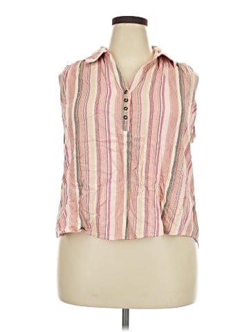 Maurices Sleeveless Button-Down Shirt (view 1)