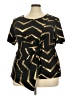 Shein Black Short Sleeve Blouse Size 4XL - photo 1