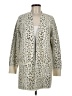 Evolution by Cyrus Animal Print Ivory Cardigan Size M - photo 1
