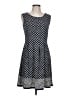 Max Studio Argyle Black Casual Dress Size L - photo 1