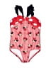 Disney Polka Dots Red One Piece Swimsuit Size 3T - photo 1