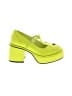 Delia's Color Block Green Heels Size 5 - photo 1