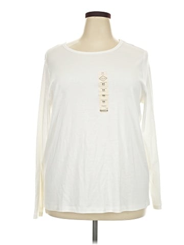 St. John's Bay Long Sleeve T-Shirt (view 1)