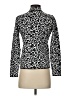 Renuar Animal Print Black Turtleneck Sweater Size S - photo 2