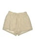 Gilli Chevron-herringbone Gold Shorts Size M - photo 1